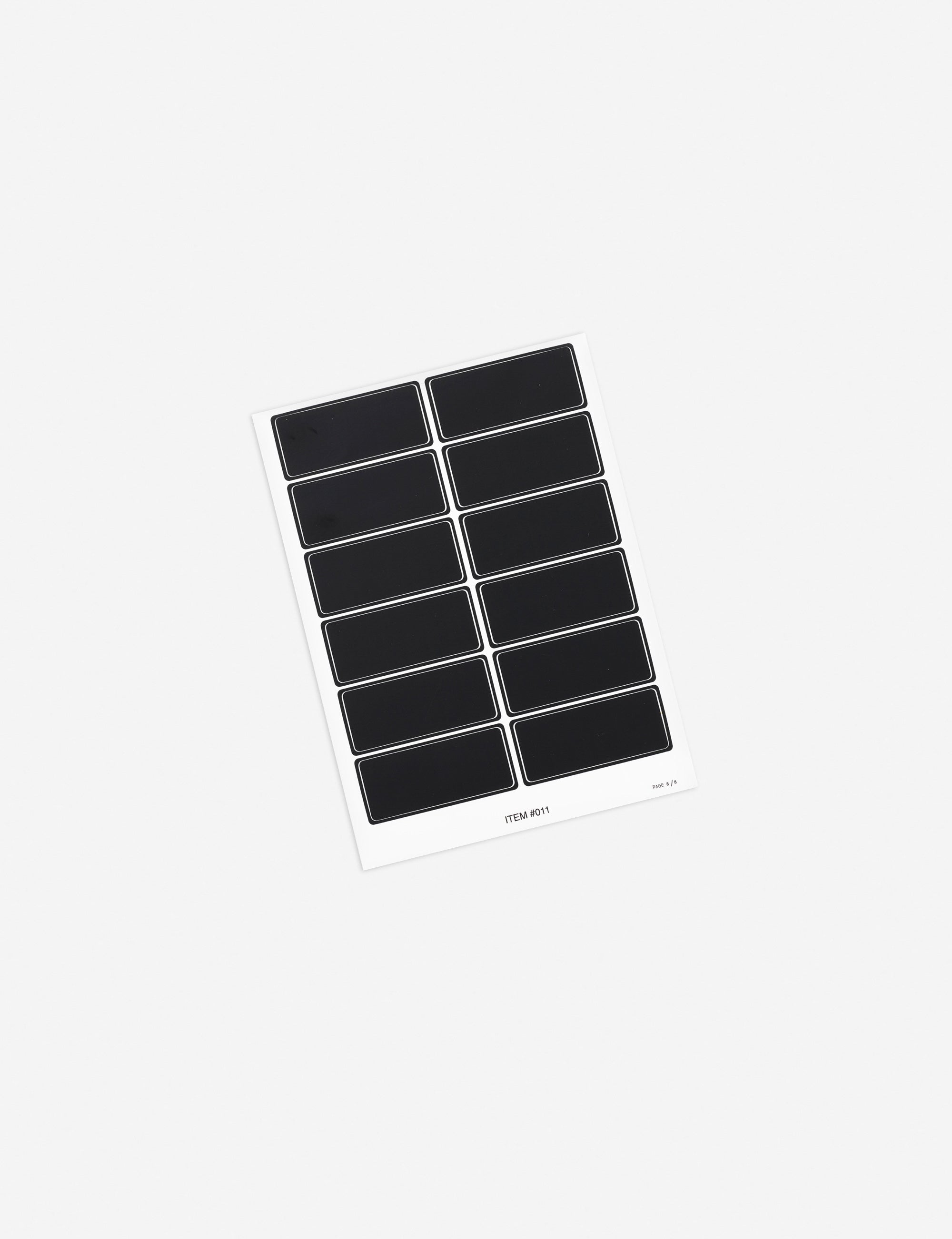 Foaie de etichete goală (set de 2) prin metoda NEAT