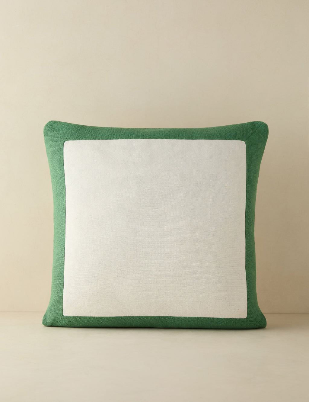 #color::green #size::square | Amica color border outdoor pillow