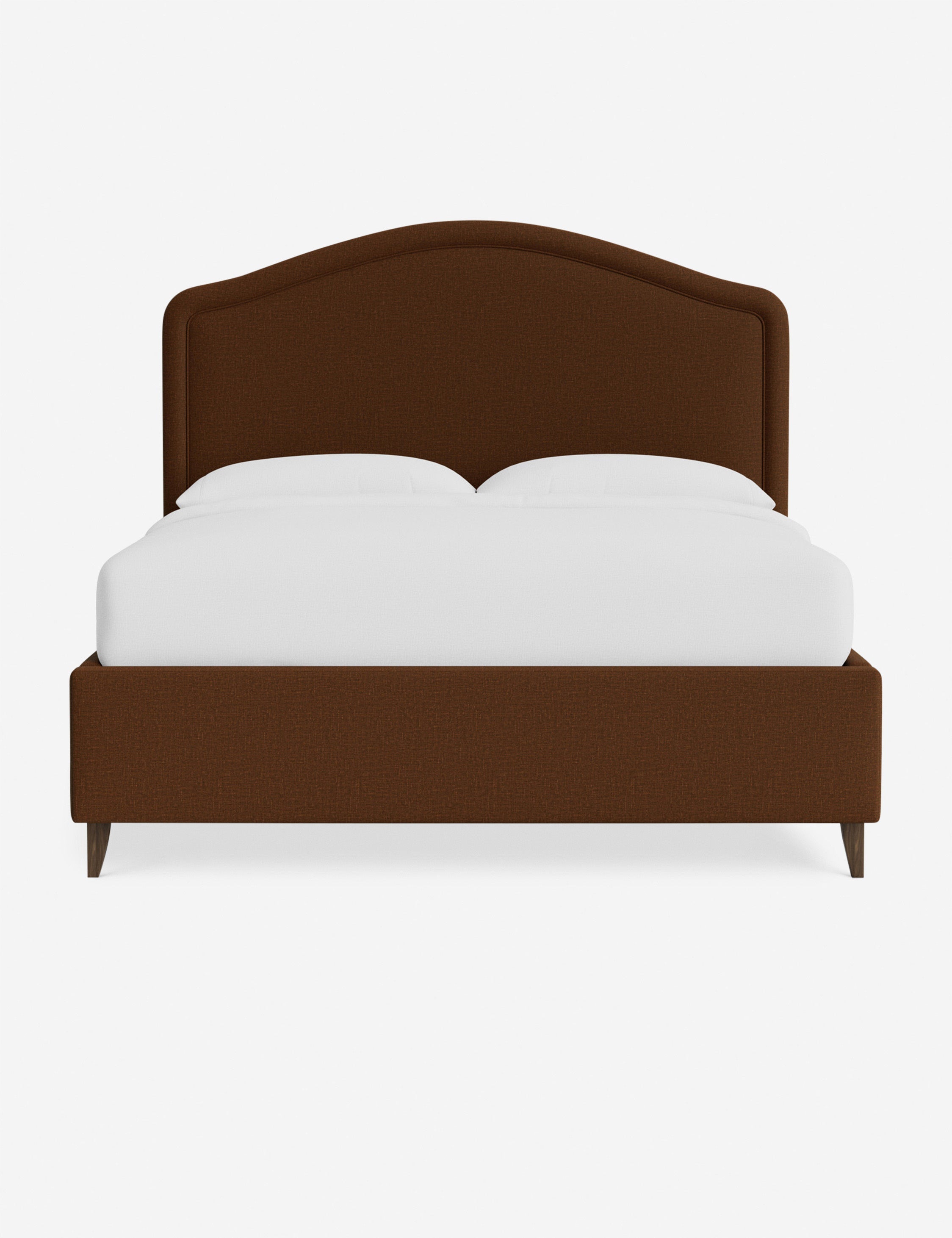 #color::chocolate-performance-linen #size::cal-king #leg-finish::chestnut