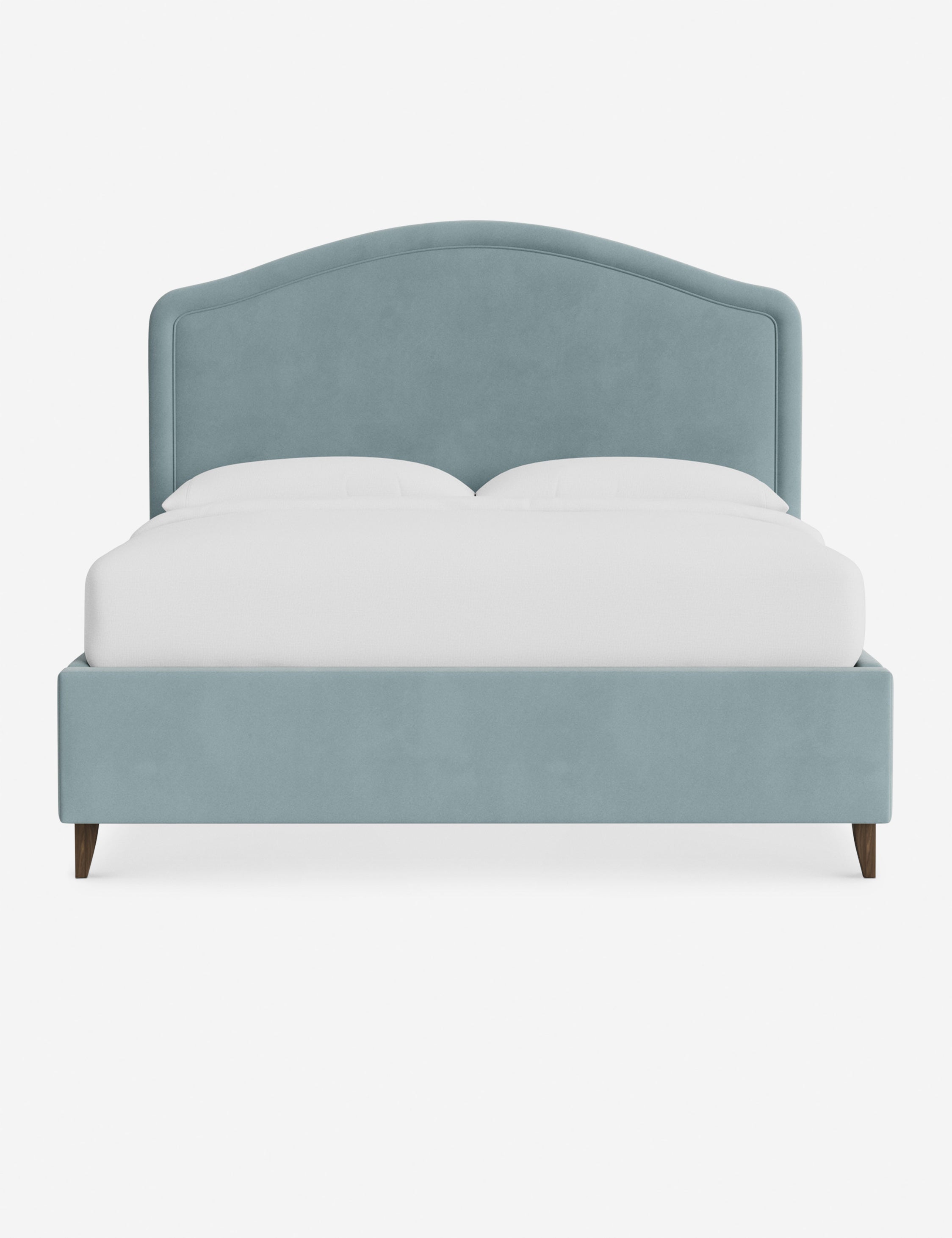 #color::sky-blue-classic-velvet #size::king #leg-finish::chestnut