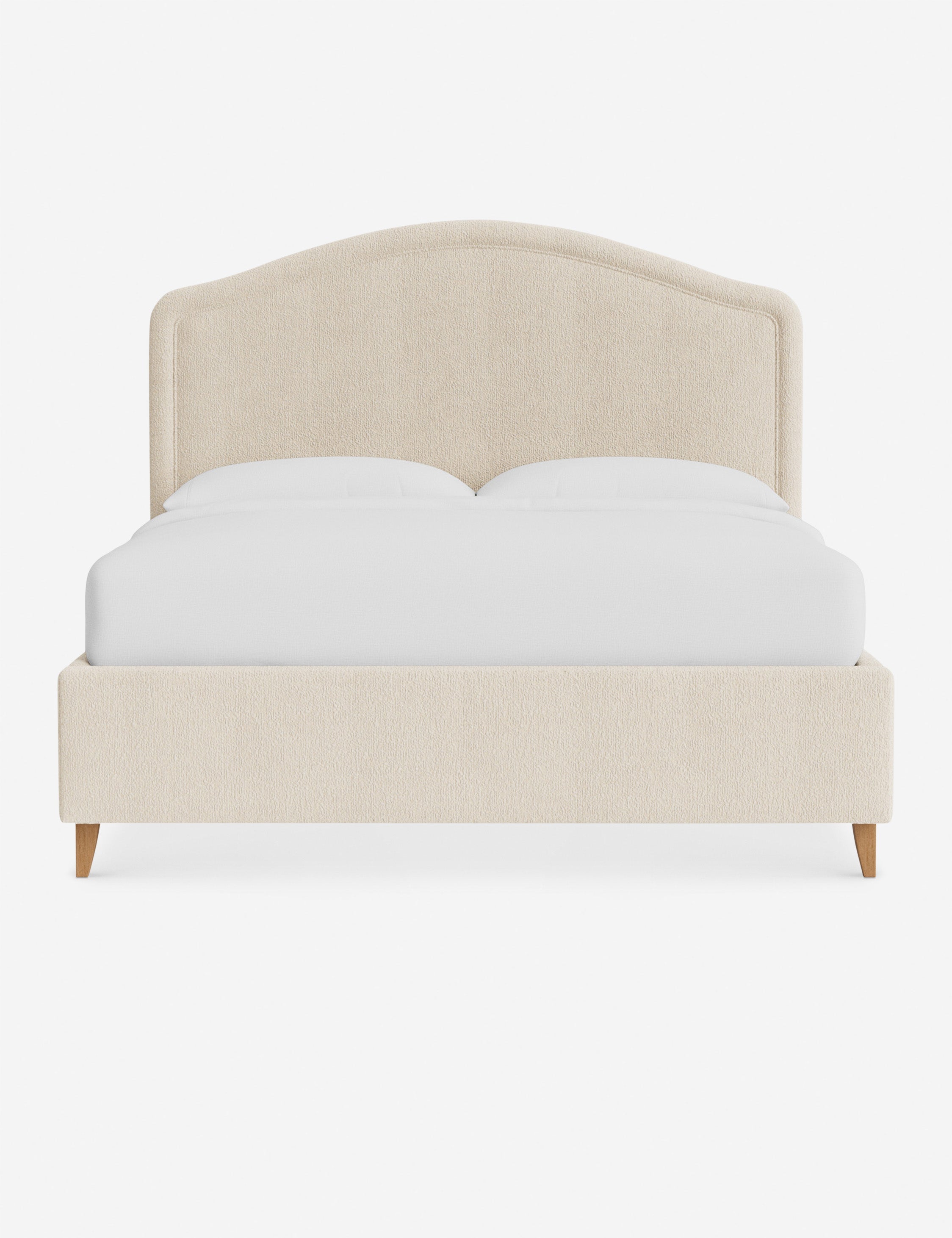 #color::white-boucle #size::king #leg-finish::natural