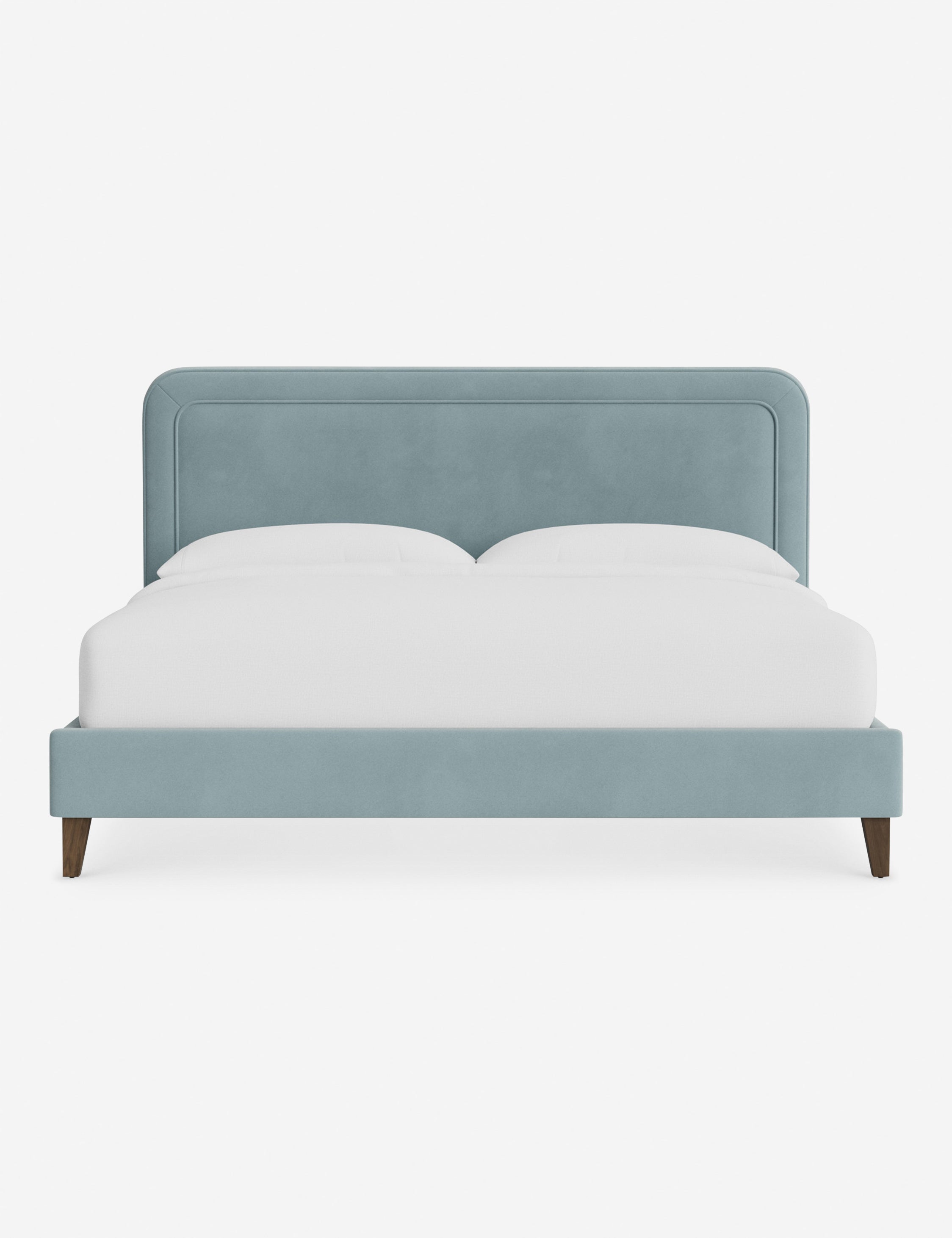 #color::sky-blue-classic-velvet #size::king #leg-finish::chestnut