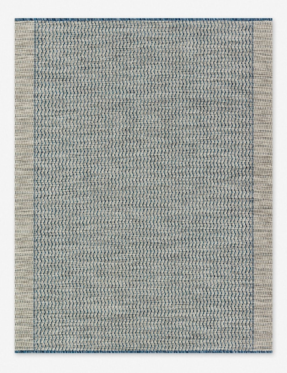 #color::gray-and-black #size::2-2--x-3-9- #size::3-11--x-5-10- #size::5-3--x-7-7- #size::7-10--x-10-9- #color::gray-and-blue #size::9-2--x-12-1- | Sonya gray and blue geometric indoor and outdoor rug